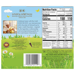 Lindt GOLD BUNNY Milk Chocolate & Milk Chocolate Easter Candy with Hazelnut Carrot Sticks. 5.4 oz.